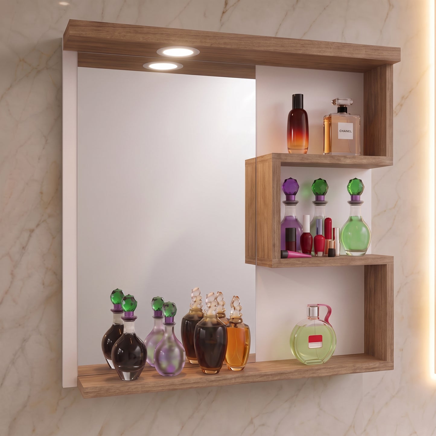 Espejo LED Multiambiente — 68x58,5 cm